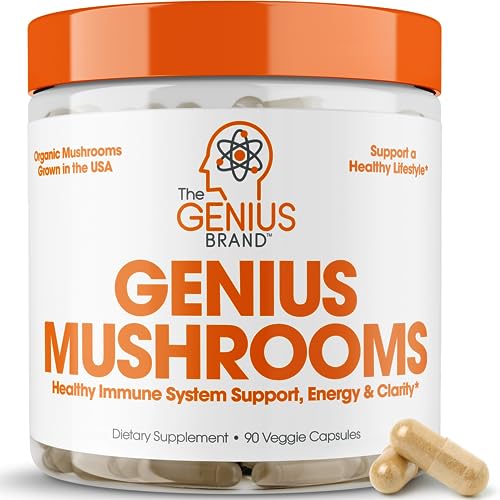 Genius Mushroom - Lions Mane, Cord.yceps and Reishi - FORMULA TRIM