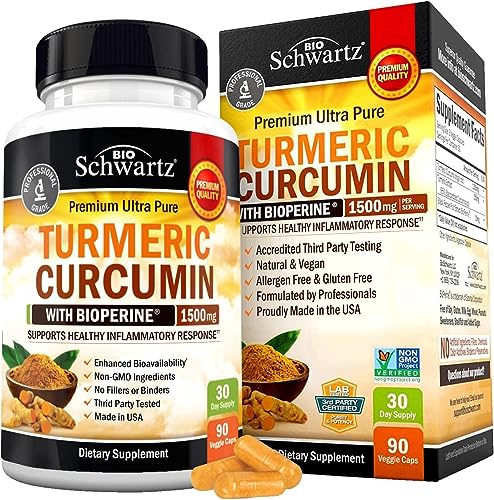 Turmeric Curcumin with Black Pepper Extract 1500mg - FORMULA TRIM